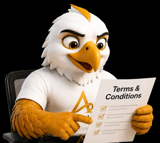 Albovo Terms Mascot